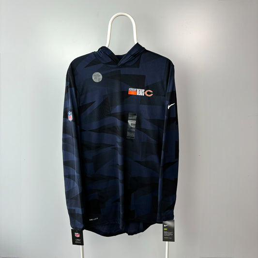 Nike Dri-Fit NFL Chicago Bears Lightweight Camo Hoodie [M]