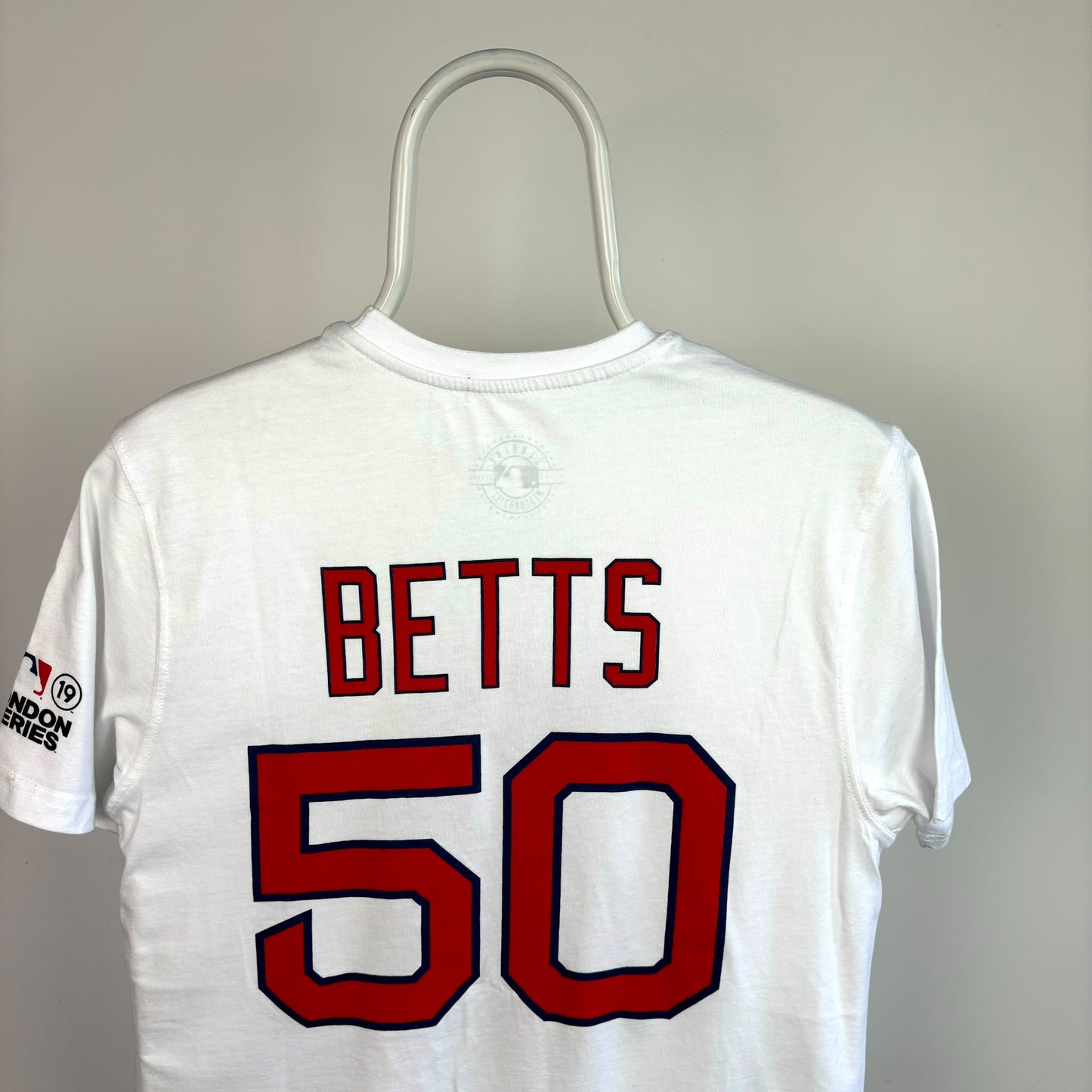 Fanatics London Series Boston Red Sox "Betts" Name Number T-Shirt