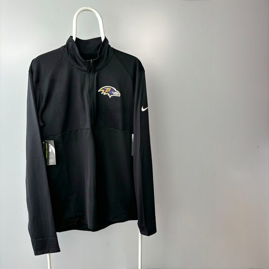 Nike Dri-Fit NFL Baltimore Ravens 1/4 Zip Jumper [L]