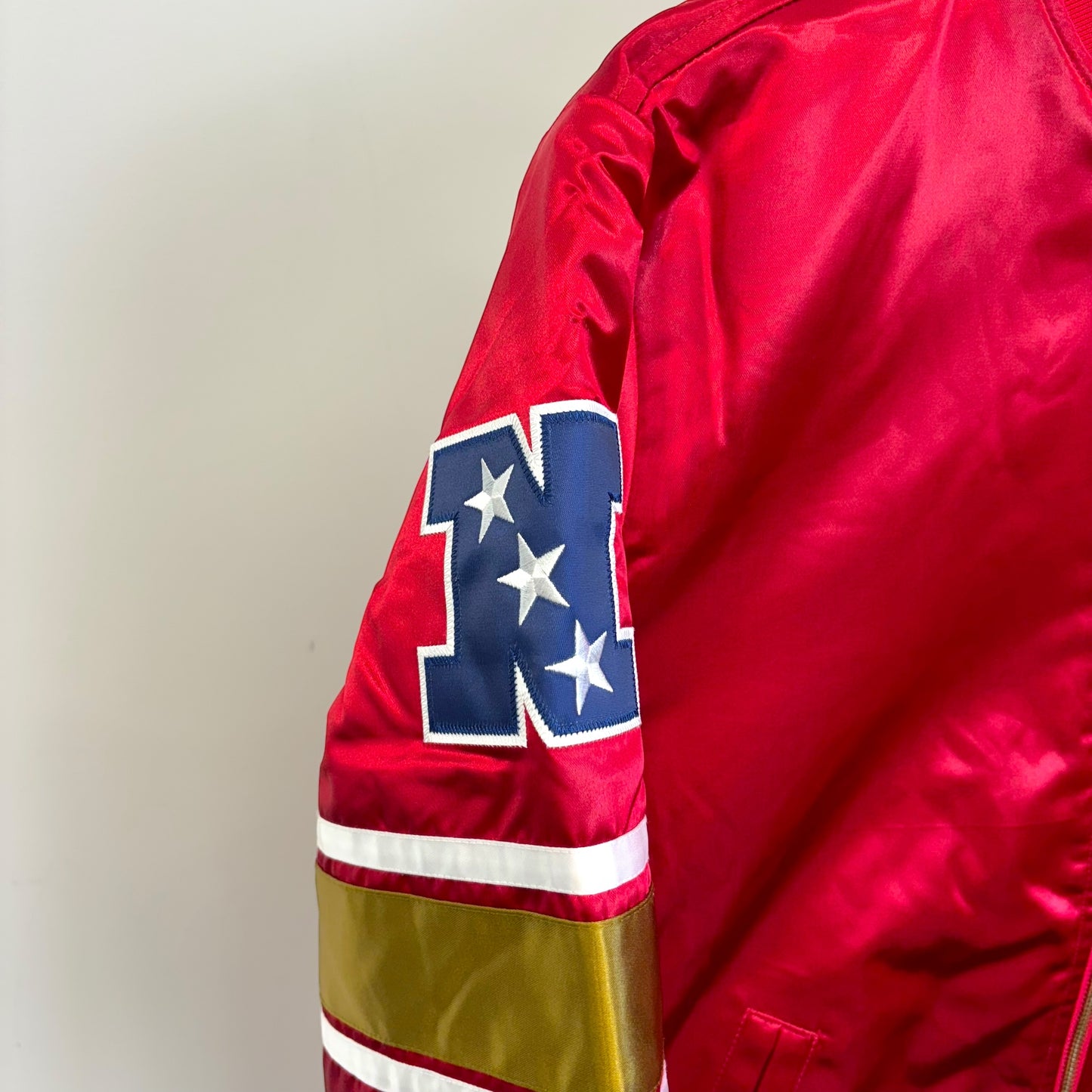 Mitchell & Ness San Francisco 49ers Heavyweight Satin Jacket