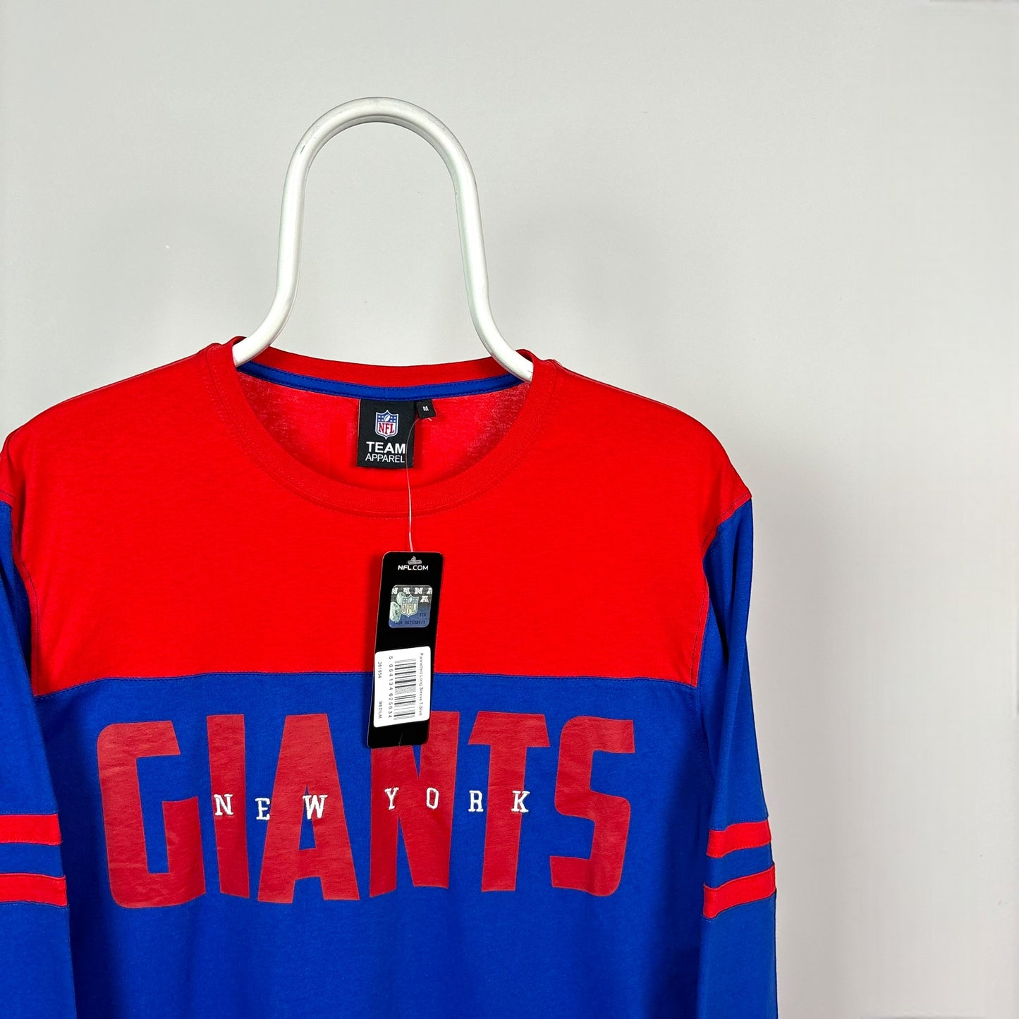 Fanatics New York Giants Panelled Long Sleeve T-Shirt