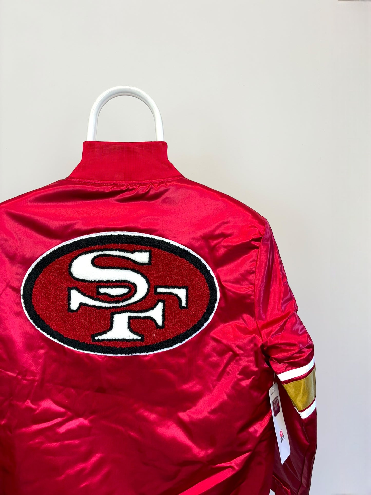 Mitchell & Ness San Francisco 49ers Heavyweight Satin Jacket