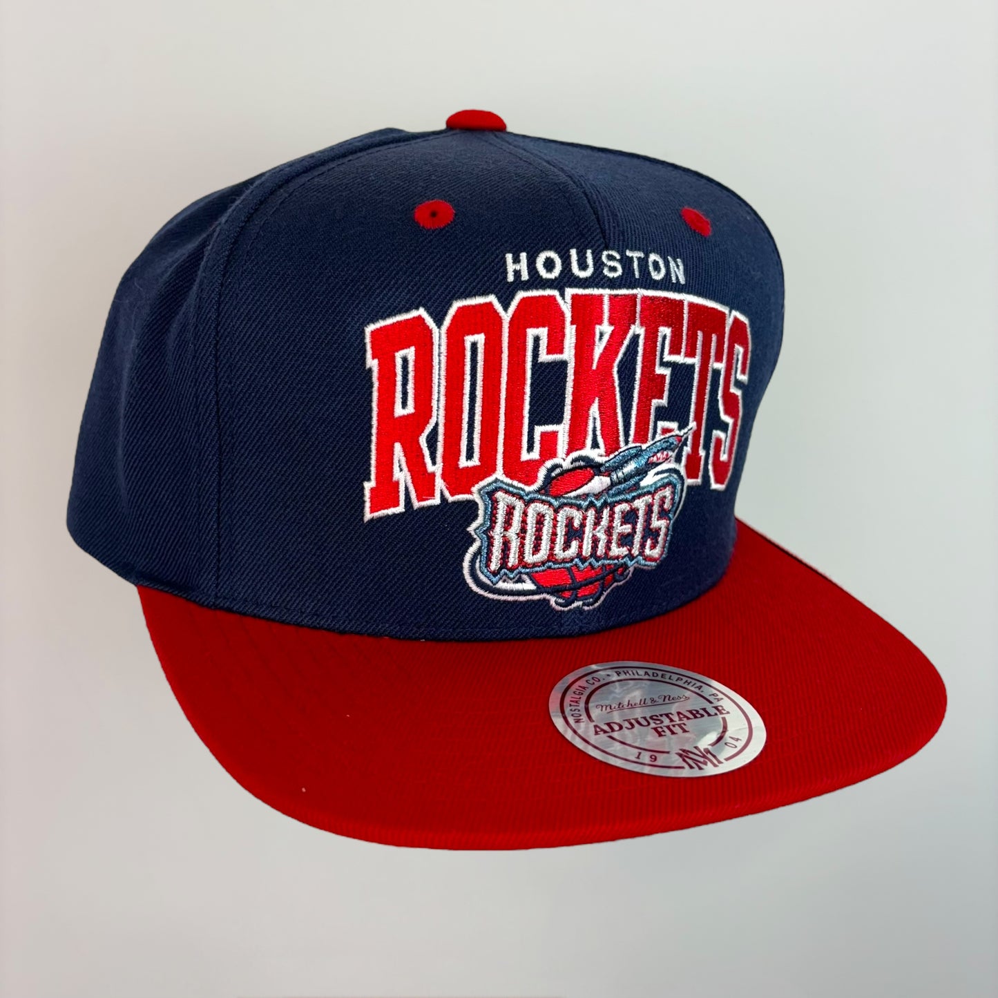 Mitchell & Ness Houston Rockets Team Arch Snapback Hat