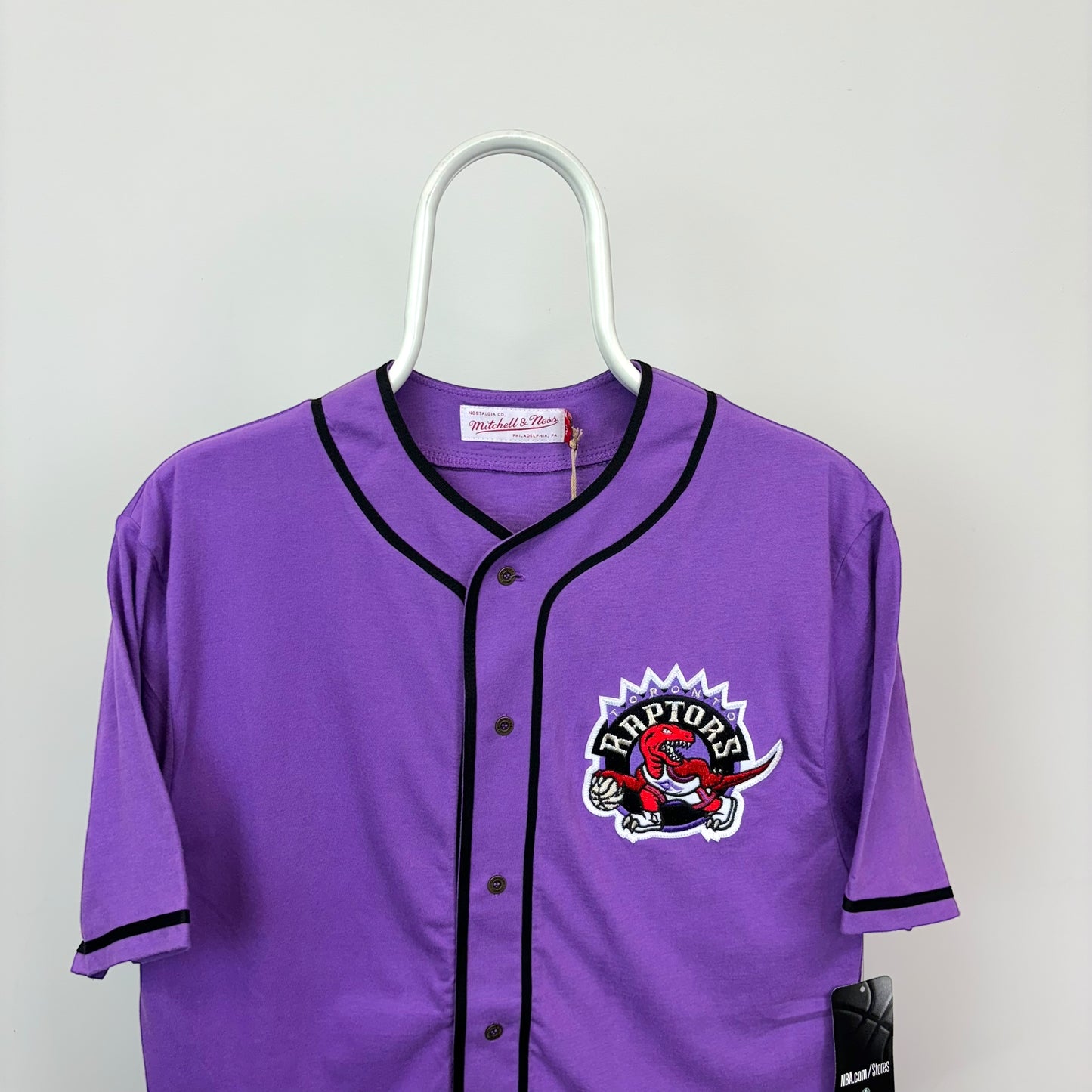 Mitchell & Ness Toronto Raptors Cotton Button-Up Jersey