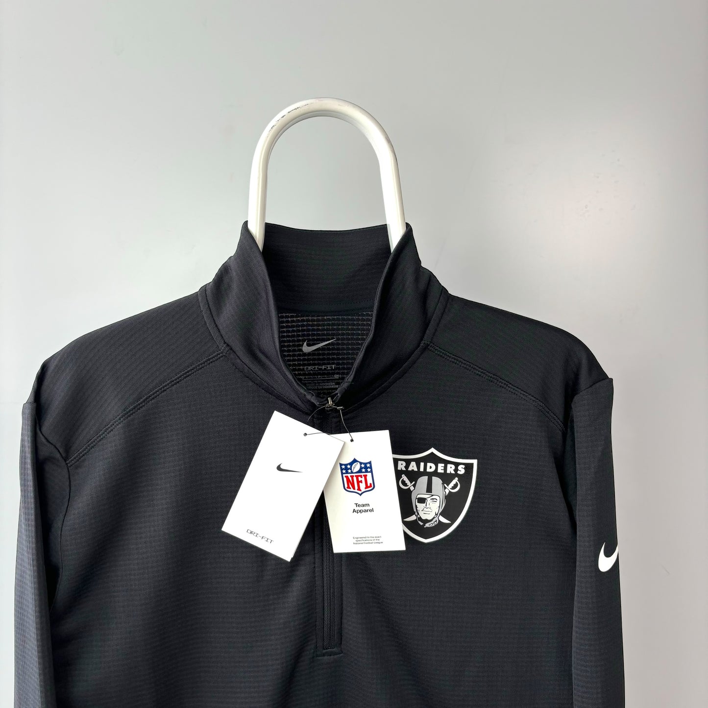 Nike Dri-Fit NFL Las Vegas Raiders 1/4 Zip Jumper