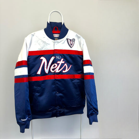 Mitchell & Ness New Jersey Nets Special Script Satin Jacket