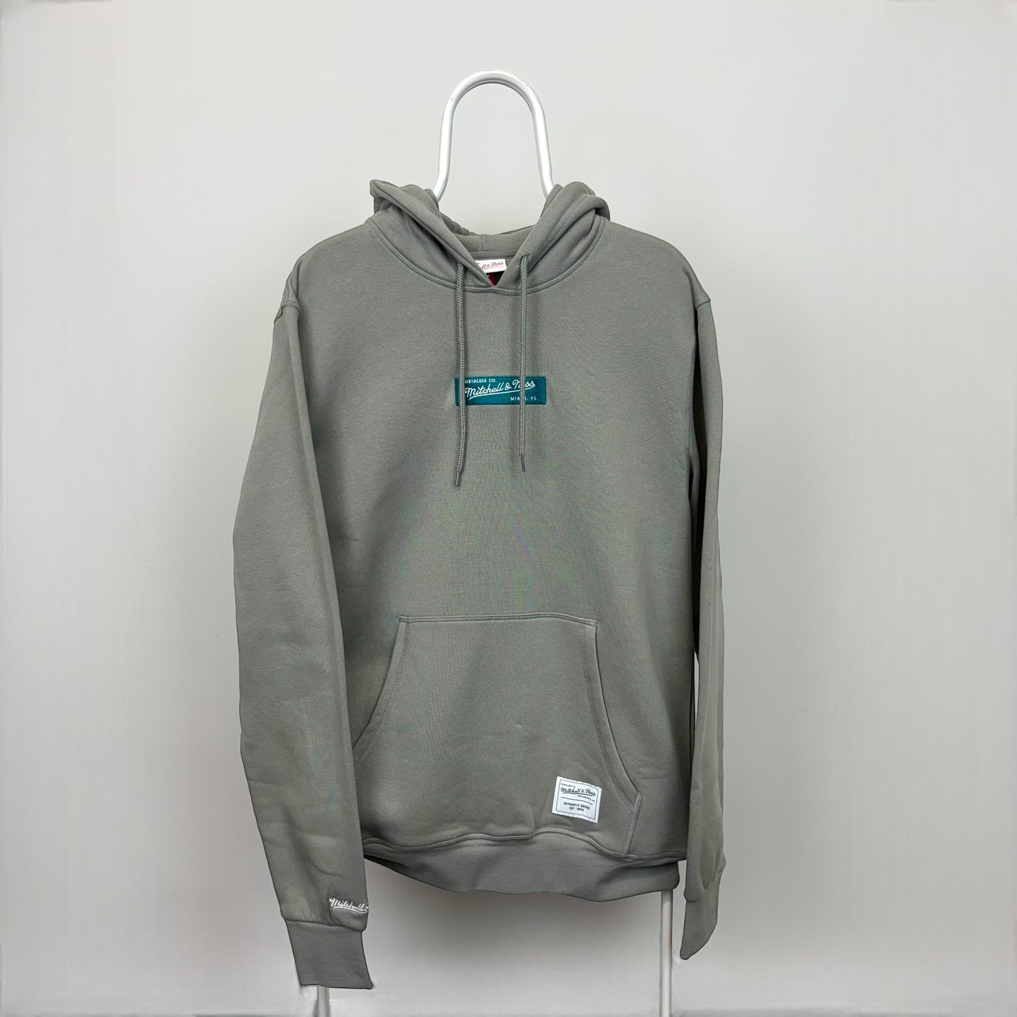 Mitchell & Ness Box Logo Hoodie - "Dolphins"