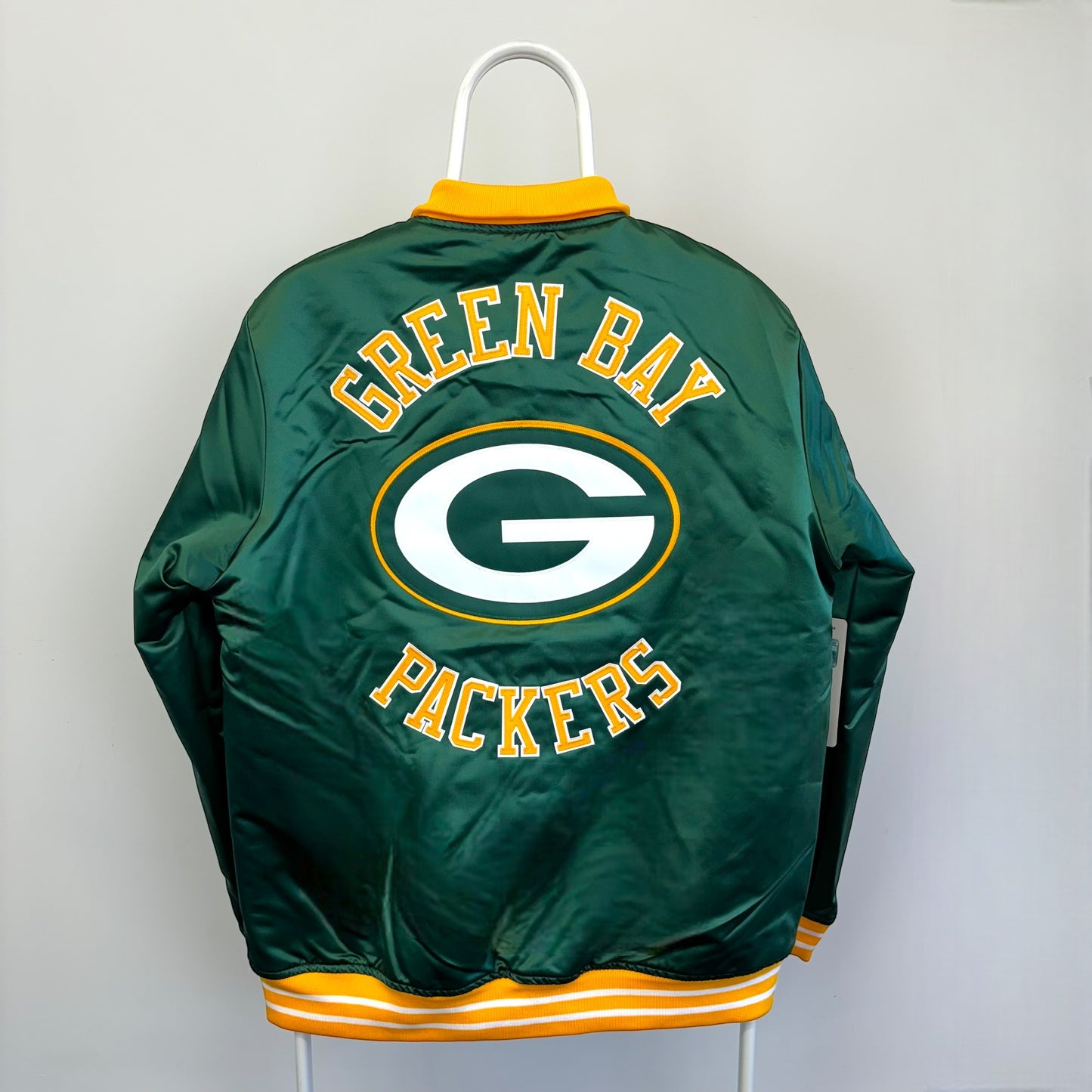 Mitchell & Ness Green Bay Packers Heavyweight Satin Jacket