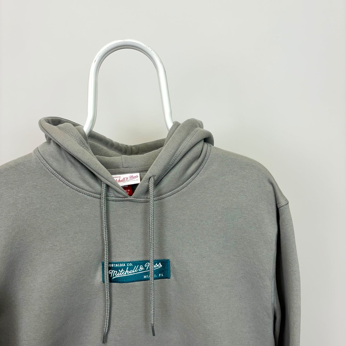 Mitchell & Ness Box Logo Hoodie - "Dolphins"