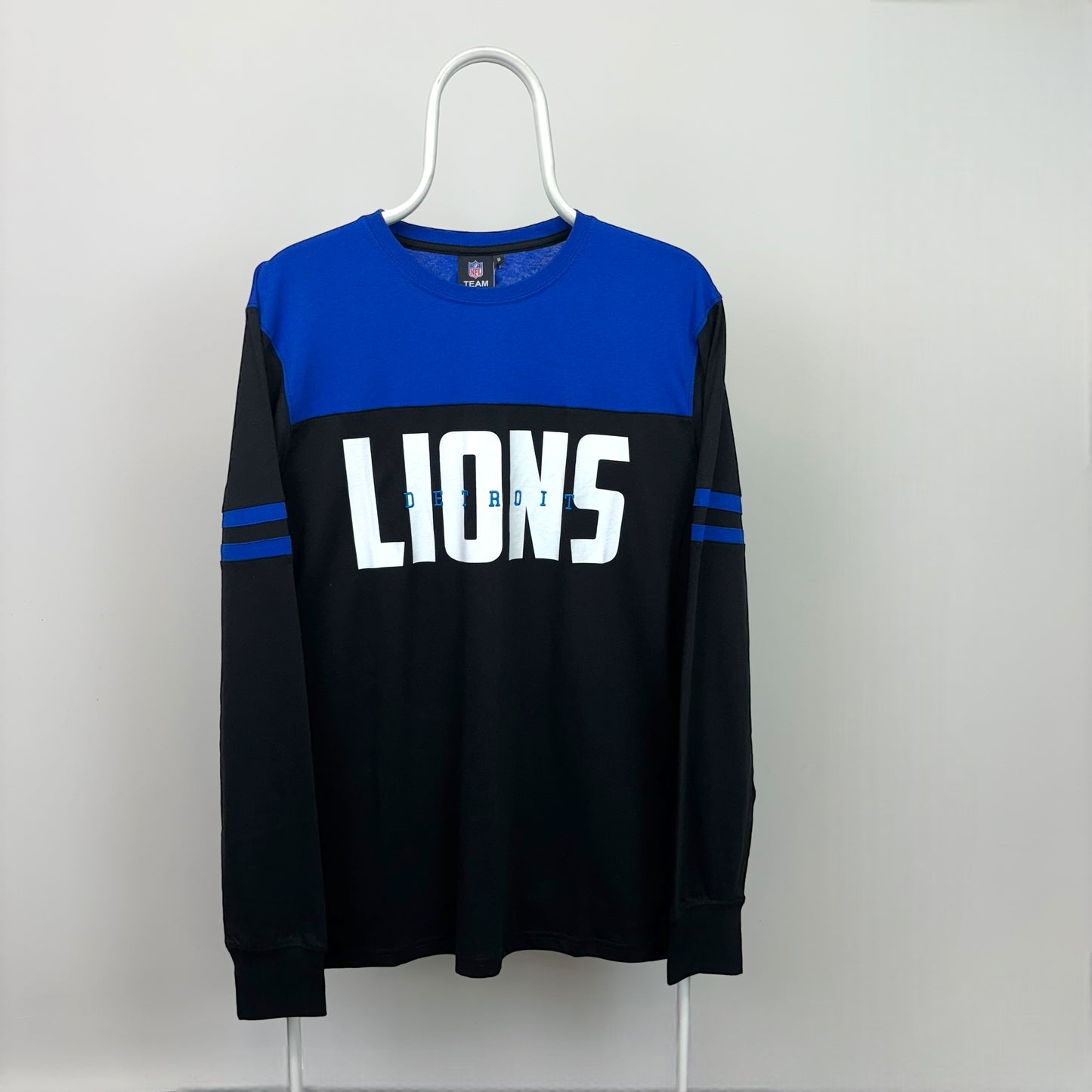 Fanatics Detroit Lions Panelled Long Sleeve T-Shirt