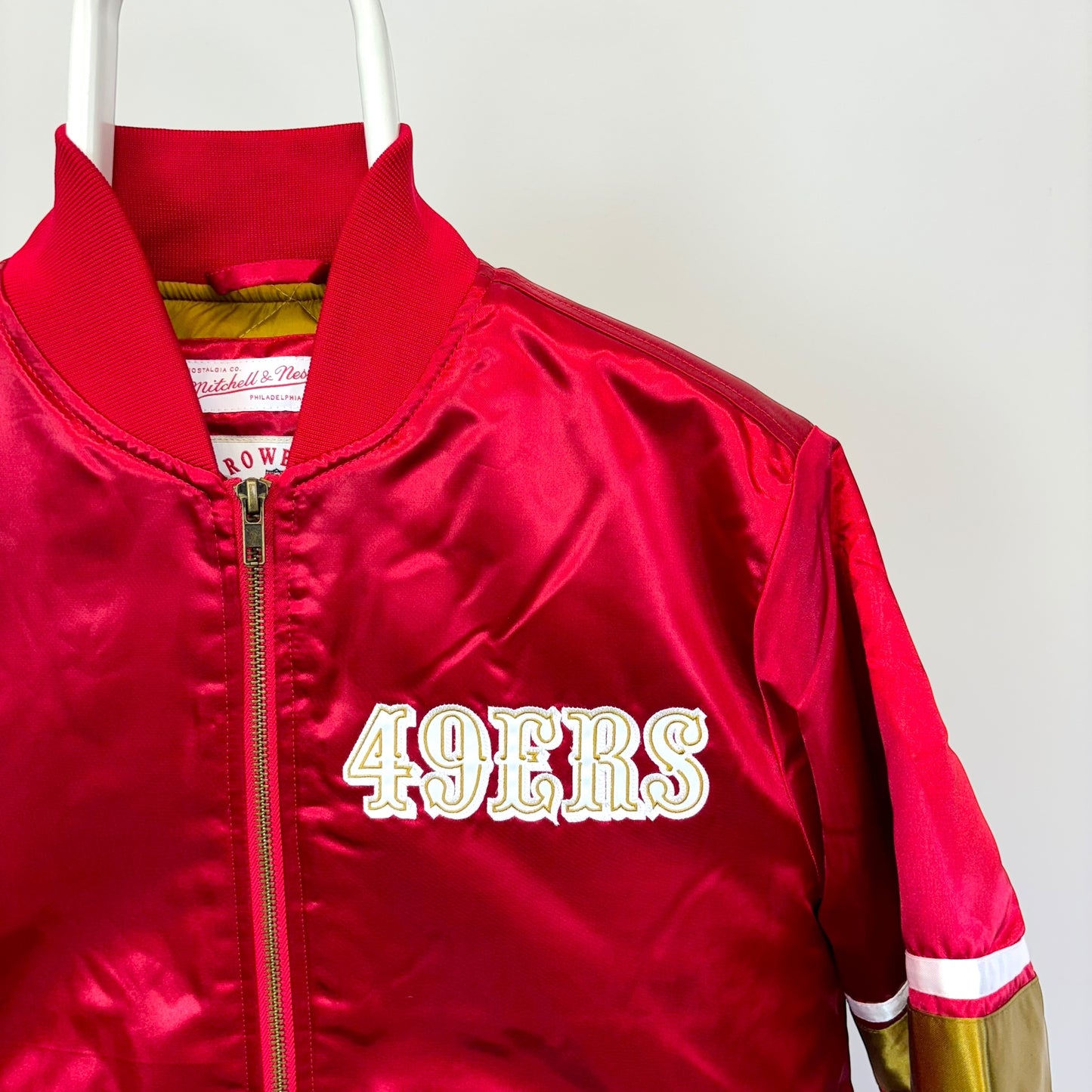 Mitchell & Ness San Francisco 49ers Heavyweight Satin Jacket