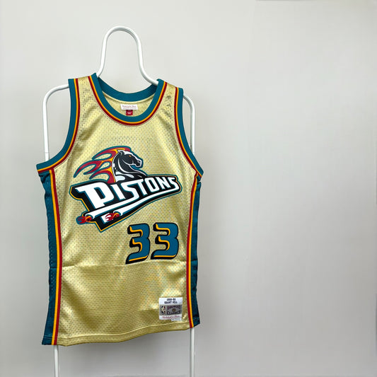 Mitchell & Ness Swingman Detroit Pistons "Hill" Gold Jersey