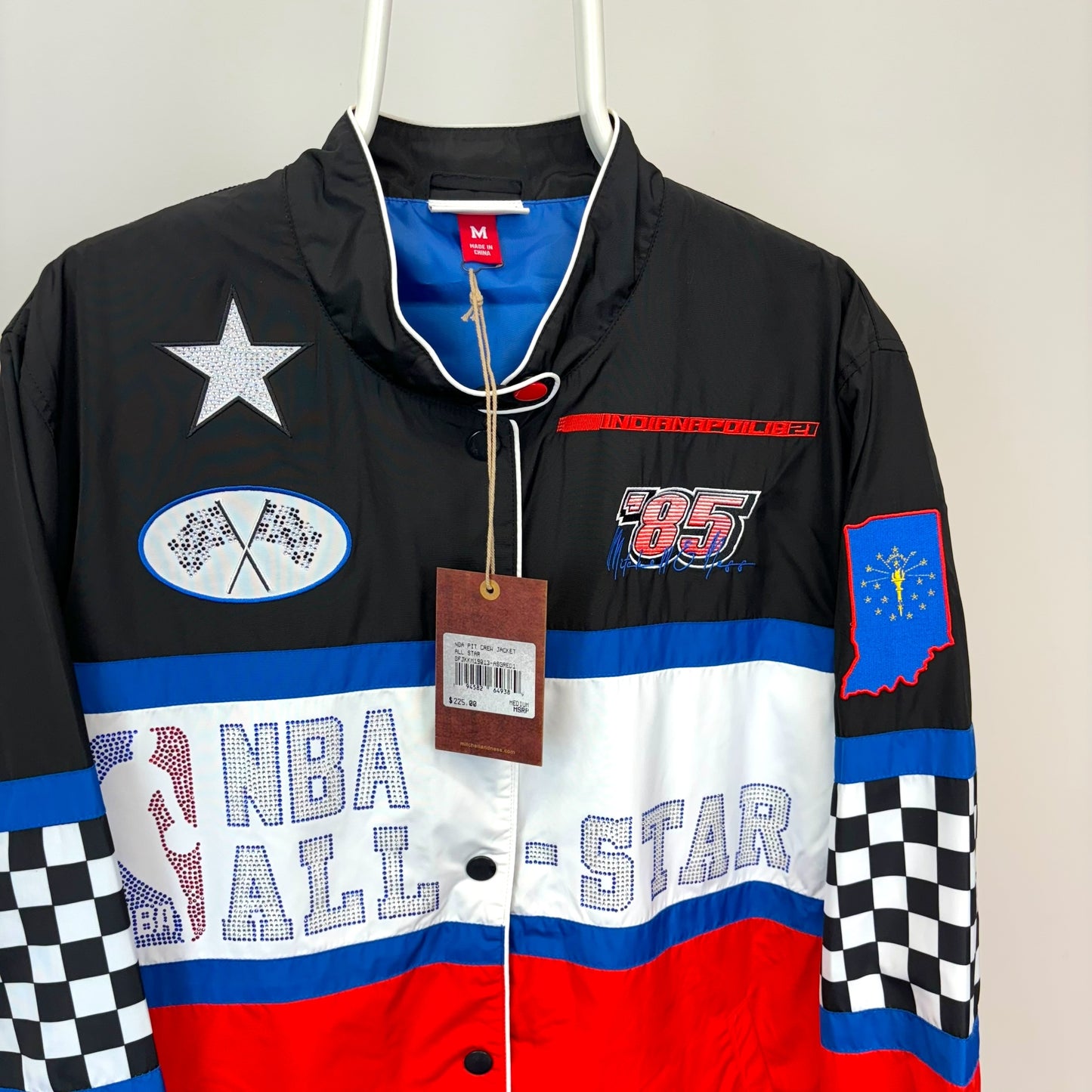 Mitchell & Ness Indianapolis 35th All Star Weekend Rhinestone Jacket