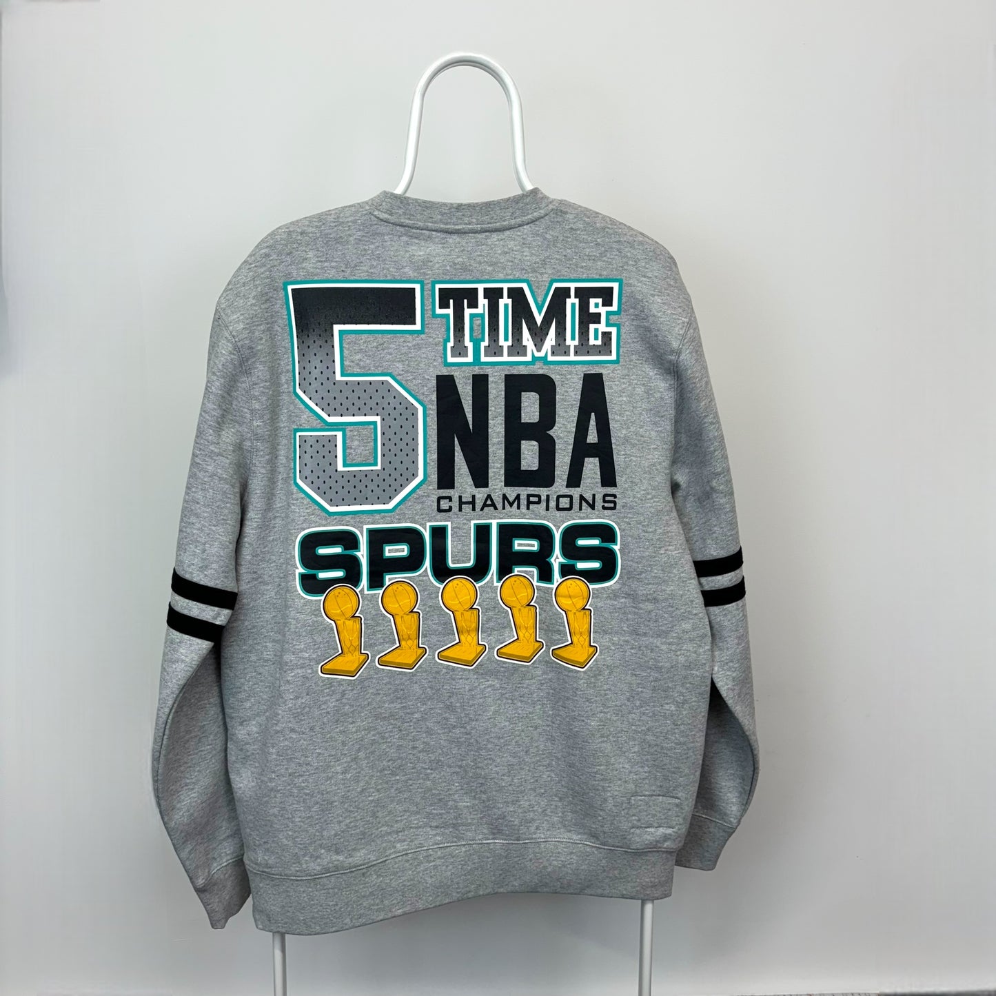 Mitchell & Ness San Antonio Spurs All Over Print Sweatshirt