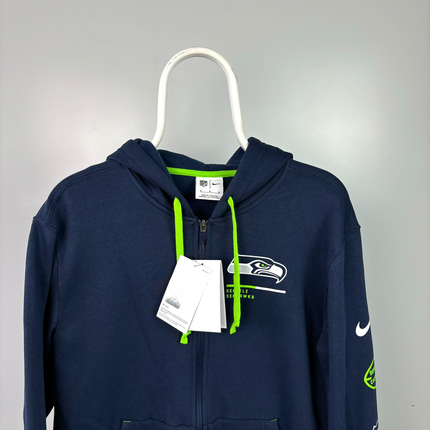 Nike NFL Seattle Seahawks Graphic Print Full Zip Hoodie