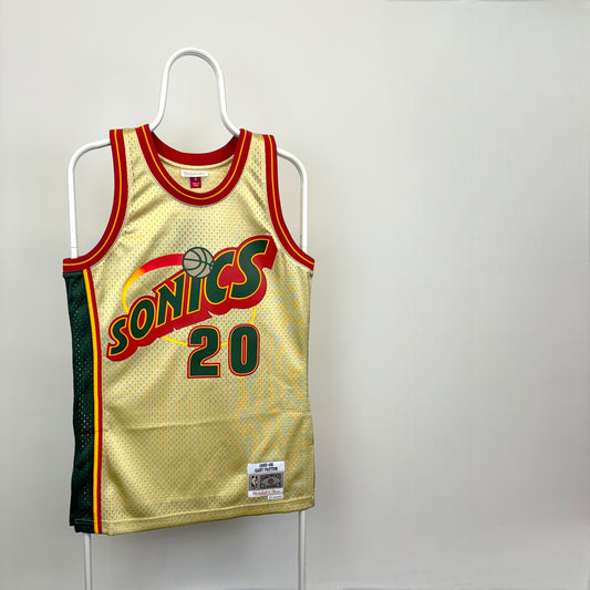 Mitchell & Ness Swingman Seattle Sonics "Payton" Gold Jersey