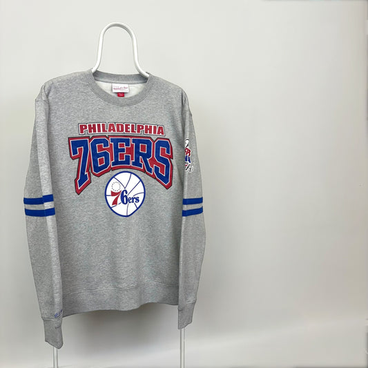 Mitchell & Ness Philadelphia 76ers All Over Print Sweatshirt