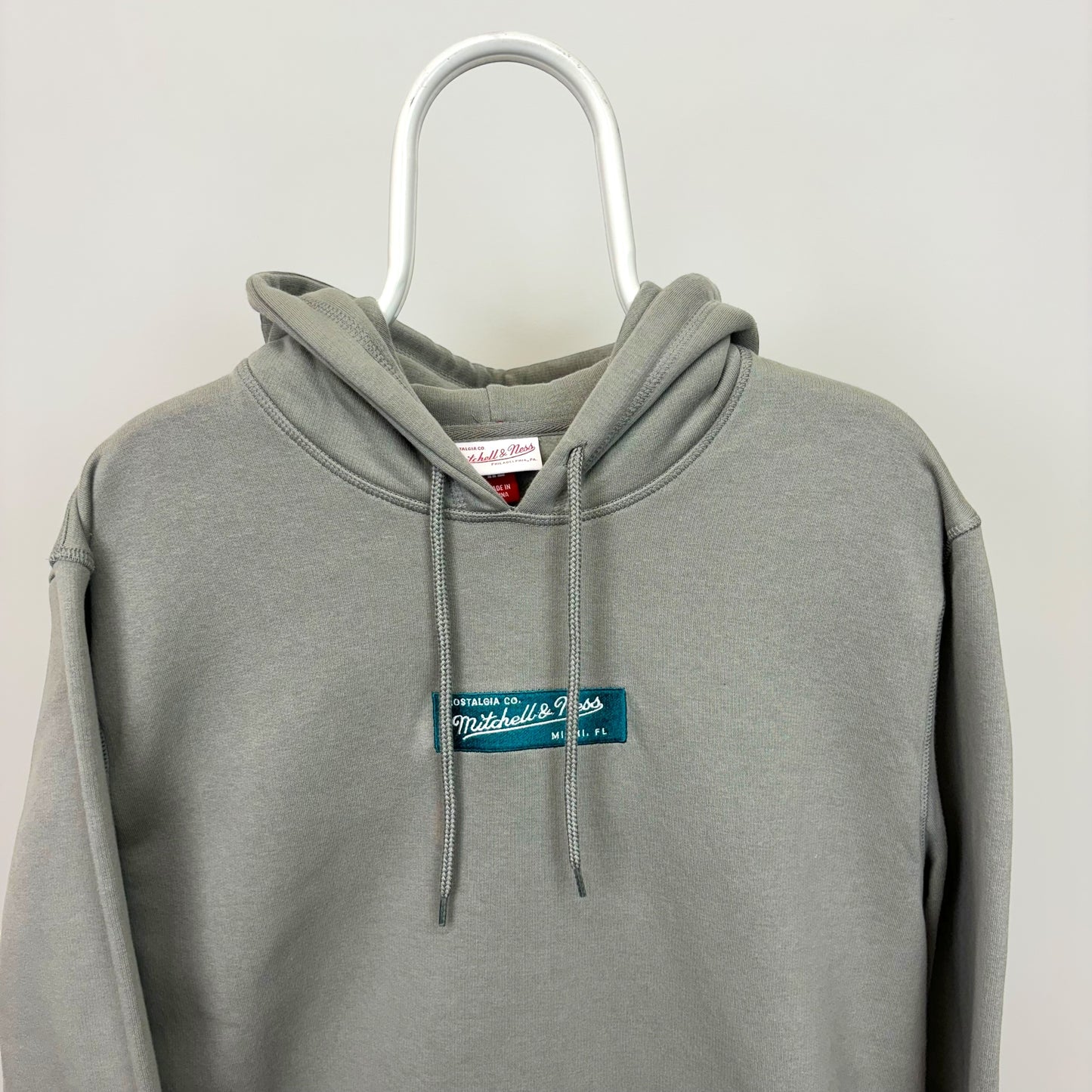 Mitchell & Ness Box Logo Hoodie - "Dolphins"