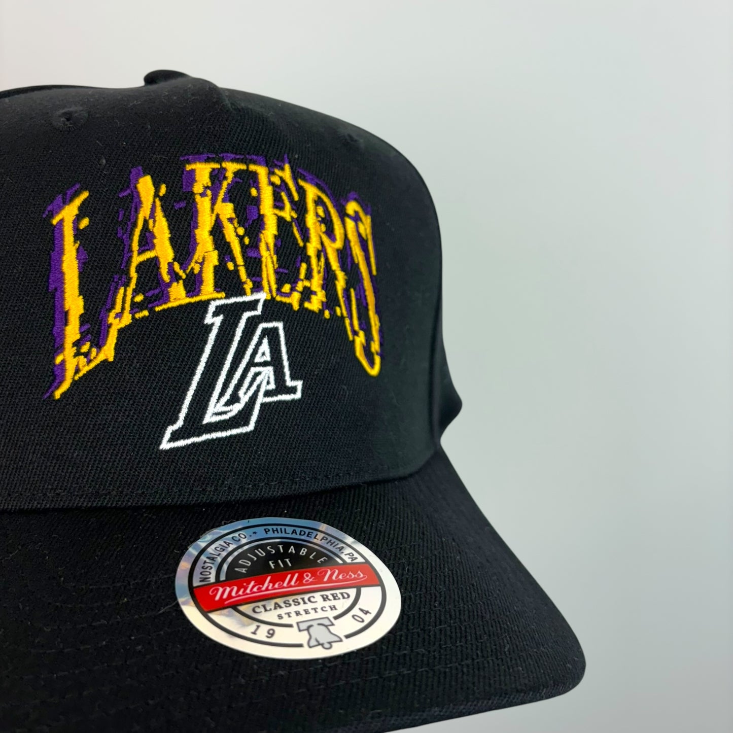 Mitchell & Ness Los Angeles Lakers Suga Glitch Snapback Hat