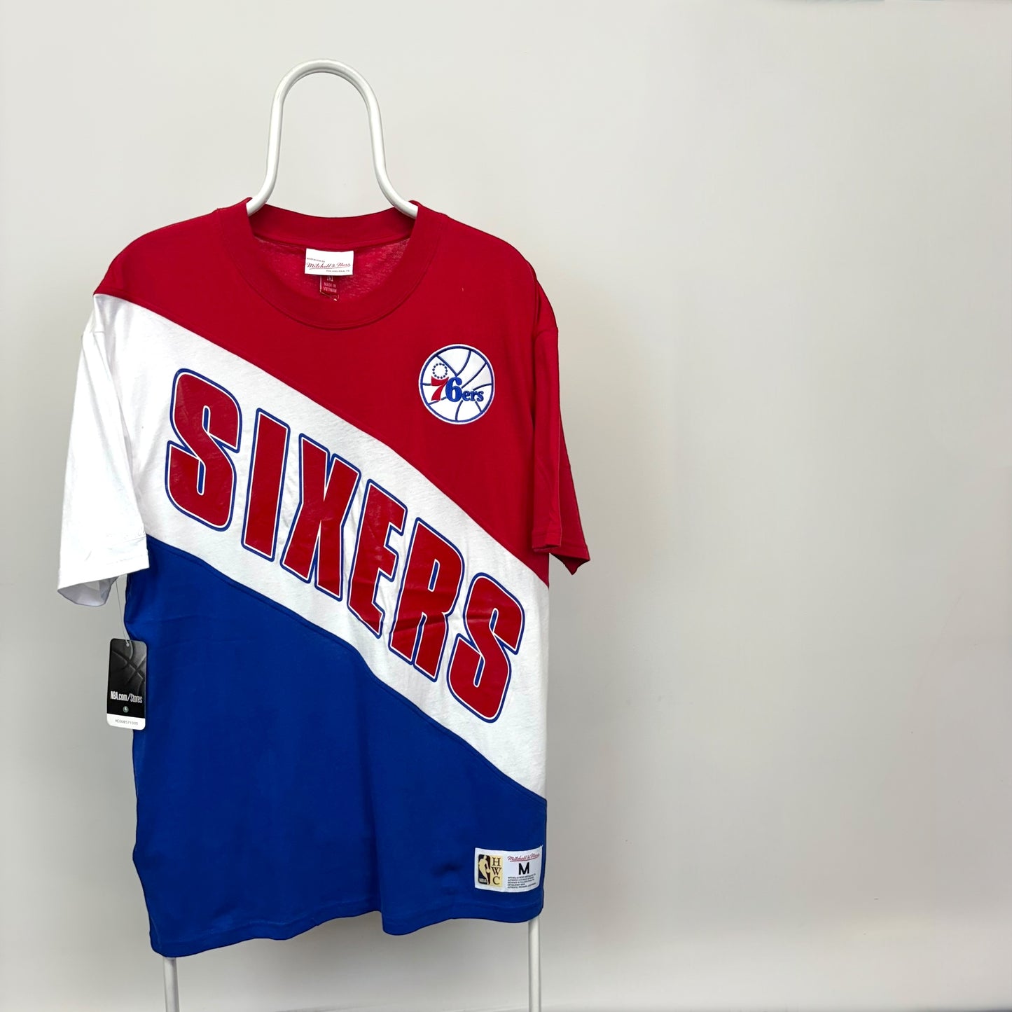 Mitchell & Ness Philadelphia 76ers Play by Play T-Shirt