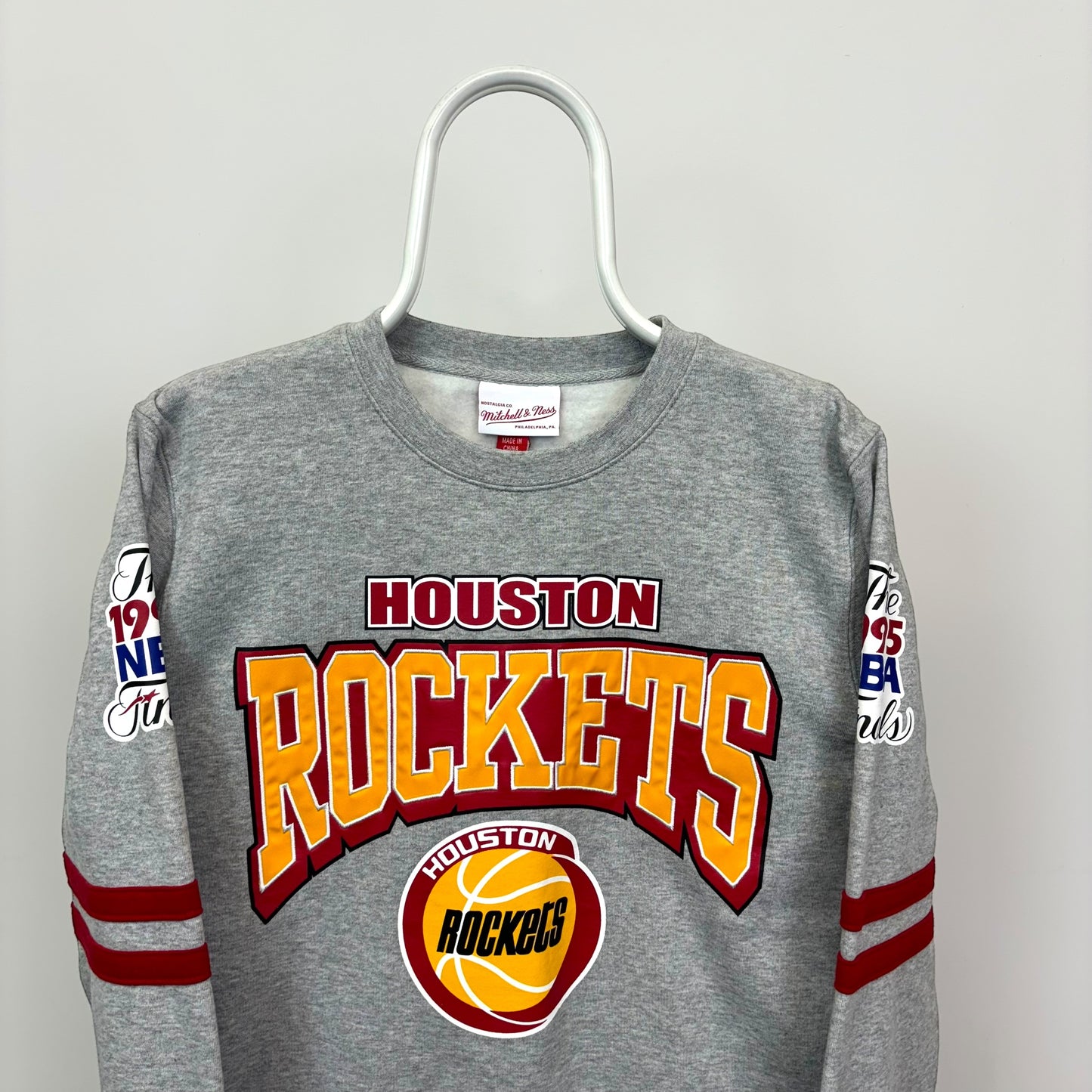 Mitchell & Ness Houston Rockets All Over Print Sweatshirt