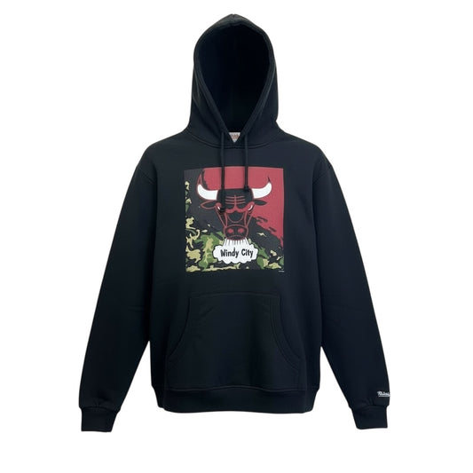 Mitchell & Ness Chicago Bulls Camo Paint Brush Hoodie