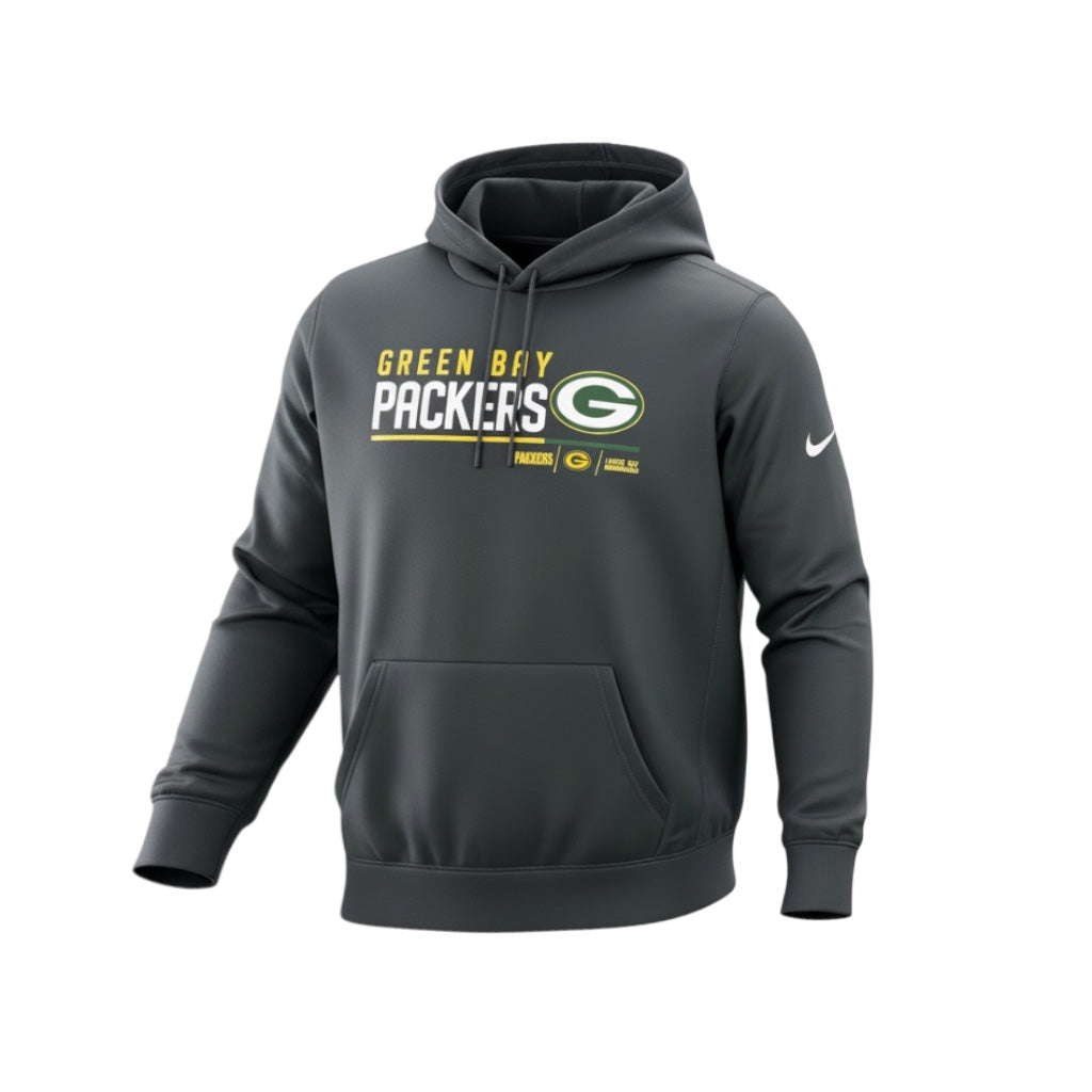 Nike Green Bay Packers Spellout Hoodie