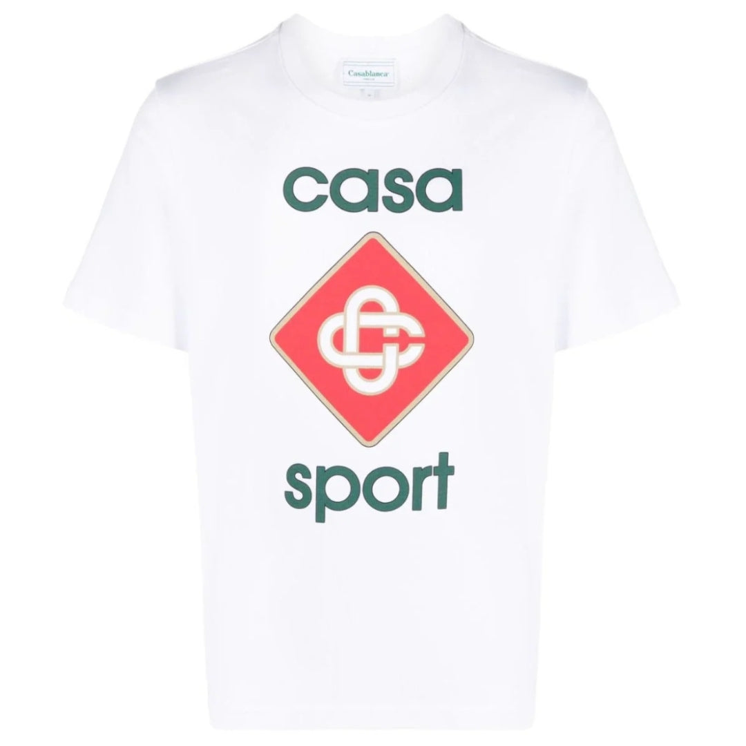 Casablanca Casa Sport Design White T-Shirt XS