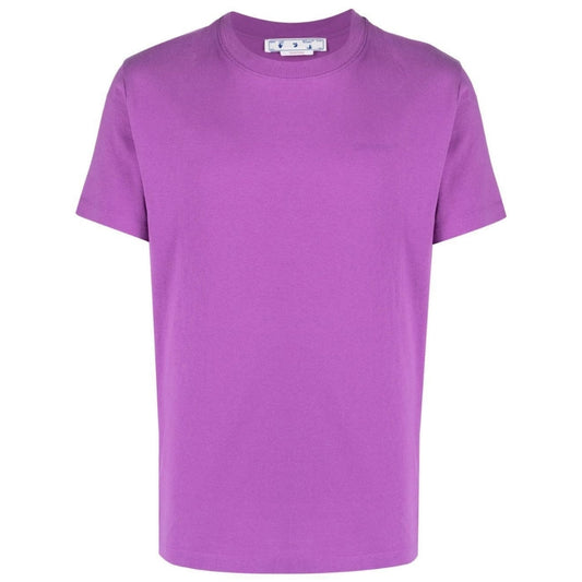Off-White Diag Tab Slim Fit Orchird Purple T-Shirt XXS