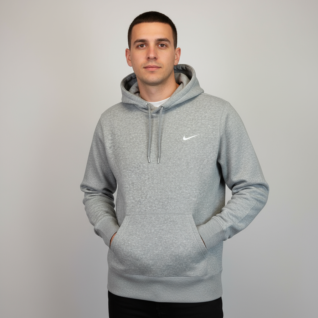 Nike Club Hoodie Grey
