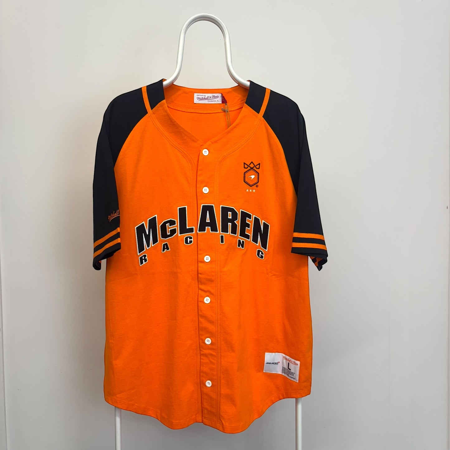 Mitchell & Ness Mclaren Monaco Triple Crown Cotton Baseball Jersey