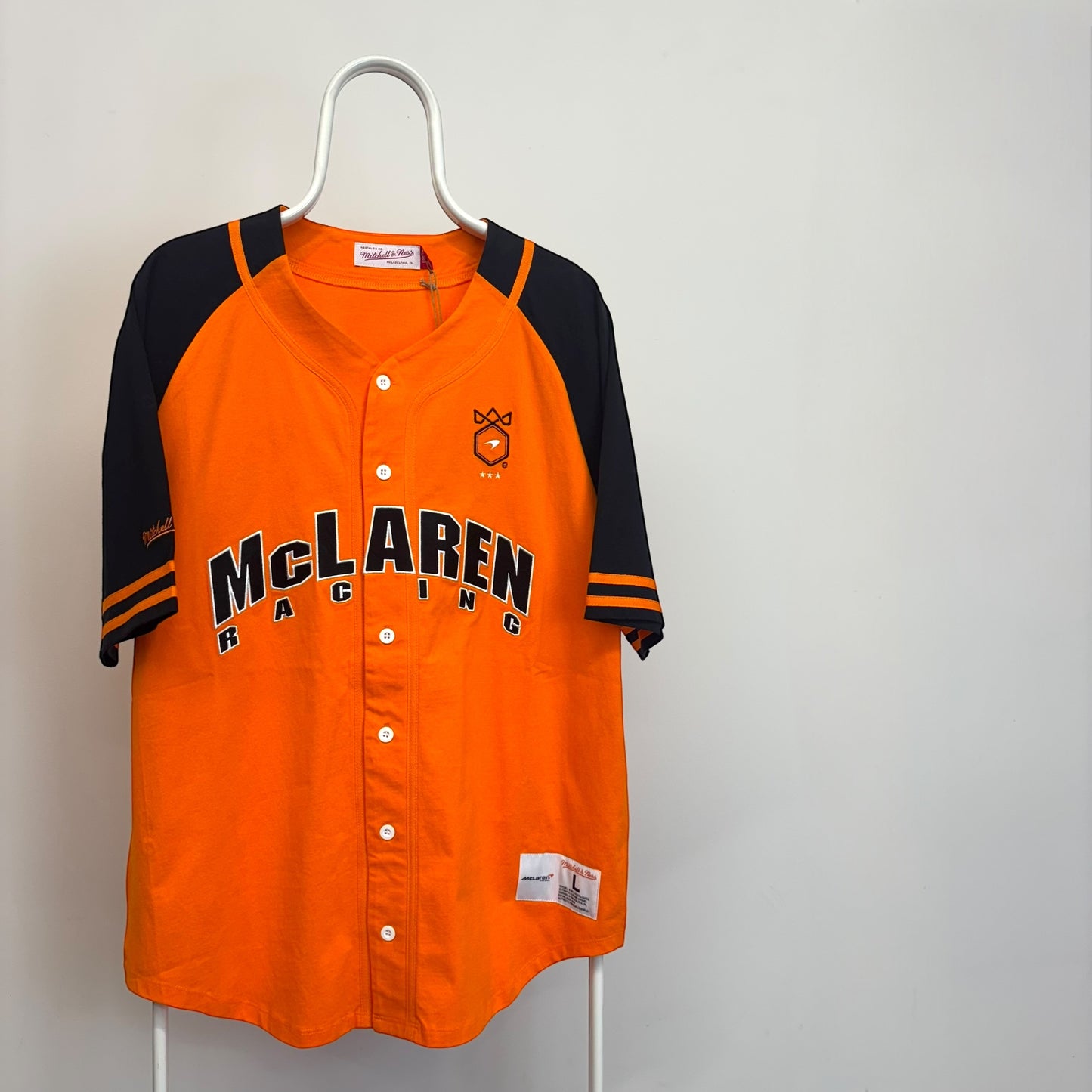 Mitchell & Ness Mclaren Monaco Triple Crown Cotton Baseball Jersey