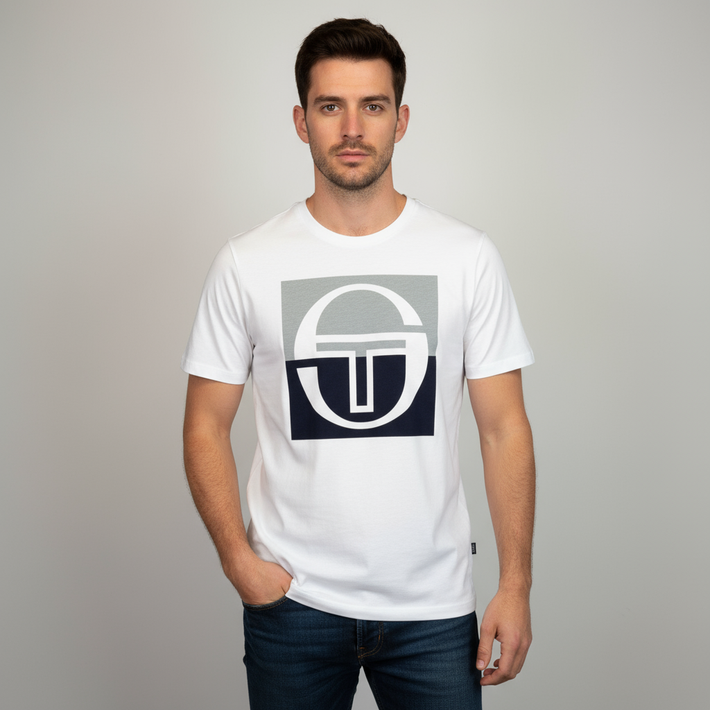 Sergio Tacchini Iberis Split Graphic T-Shirt