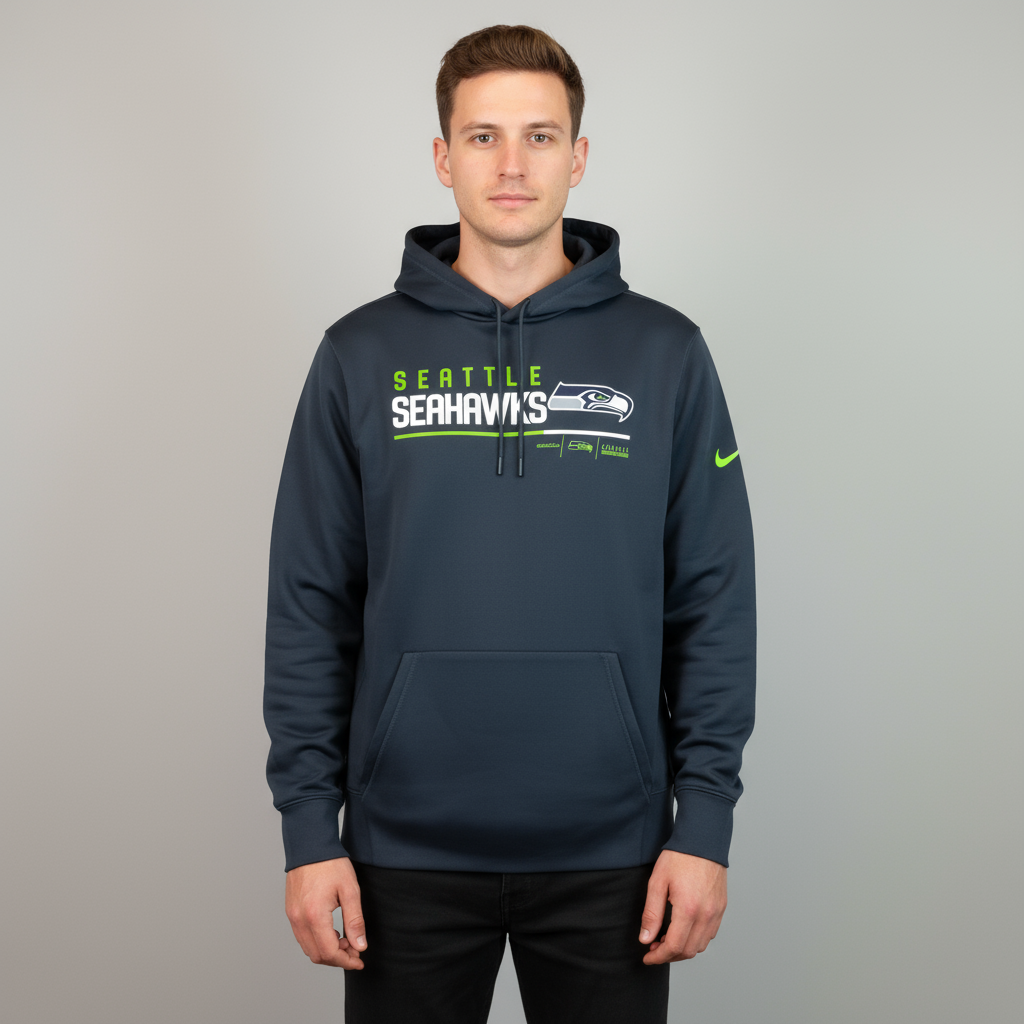 Nike Seattle Seahawks Spellout Hoodie