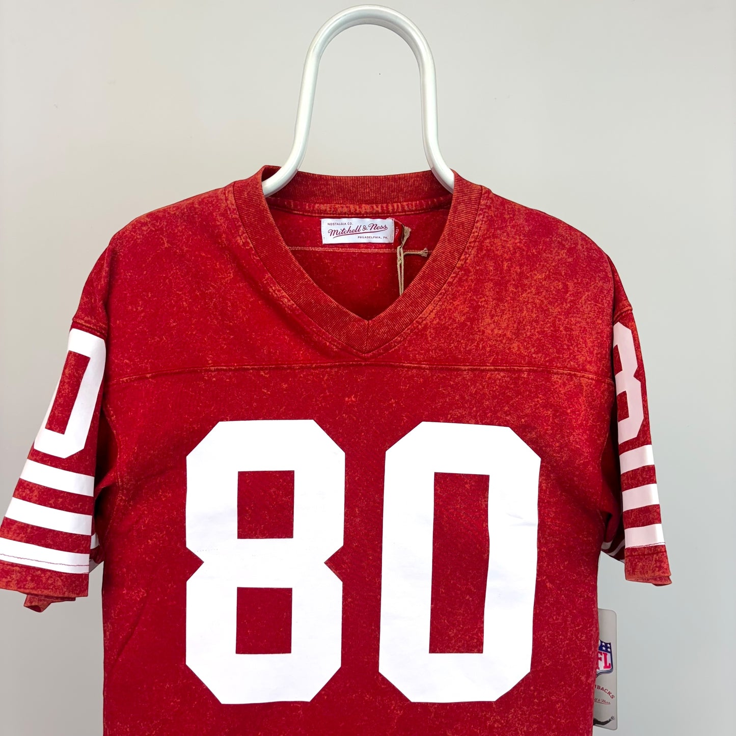 Mitchell & Ness San Francisco 49ers Acid Wash Rice Jersey