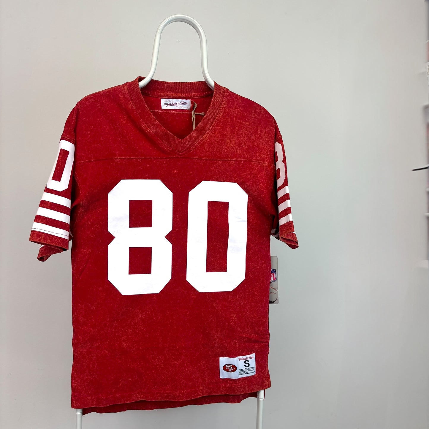 Mitchell & Ness San Francisco 49ers Acid Wash Rice Jersey