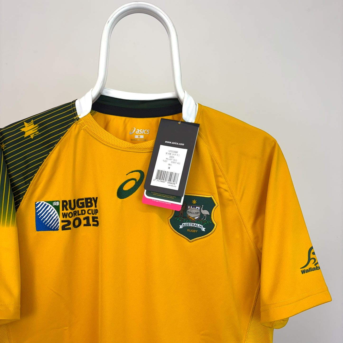 Asics Australia Wallabies 2015 World Cup Home Jersey