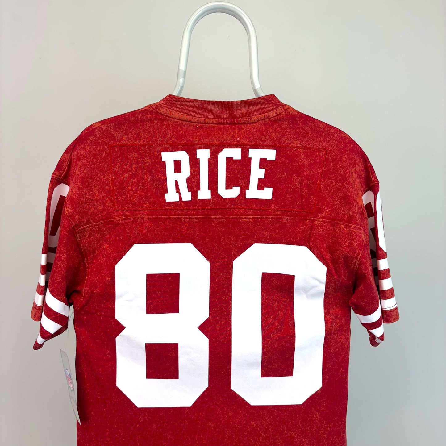 Mitchell & Ness San Francisco 49ers Acid Wash Rice Jersey