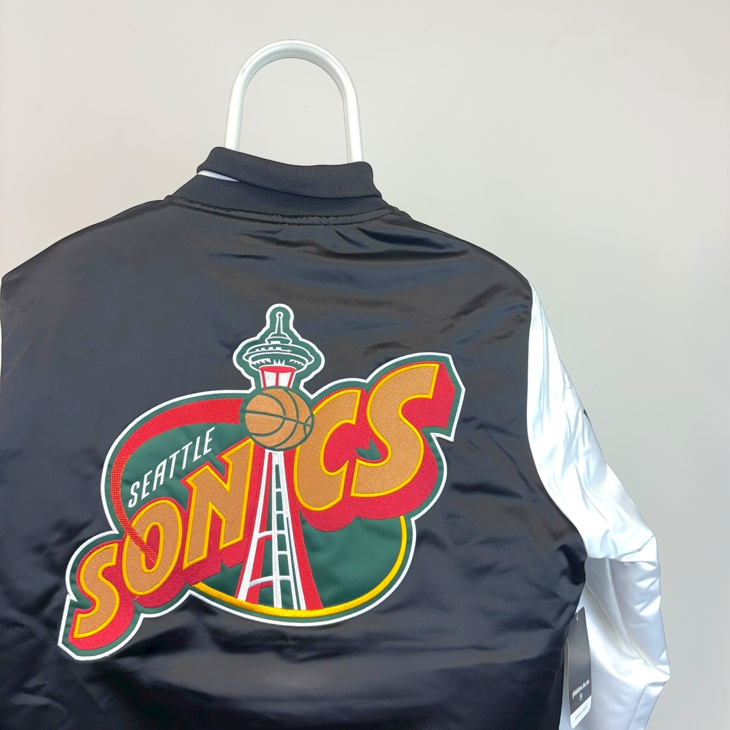 Mitchell & Ness Seattle Sonics Satin Varsity Jacket