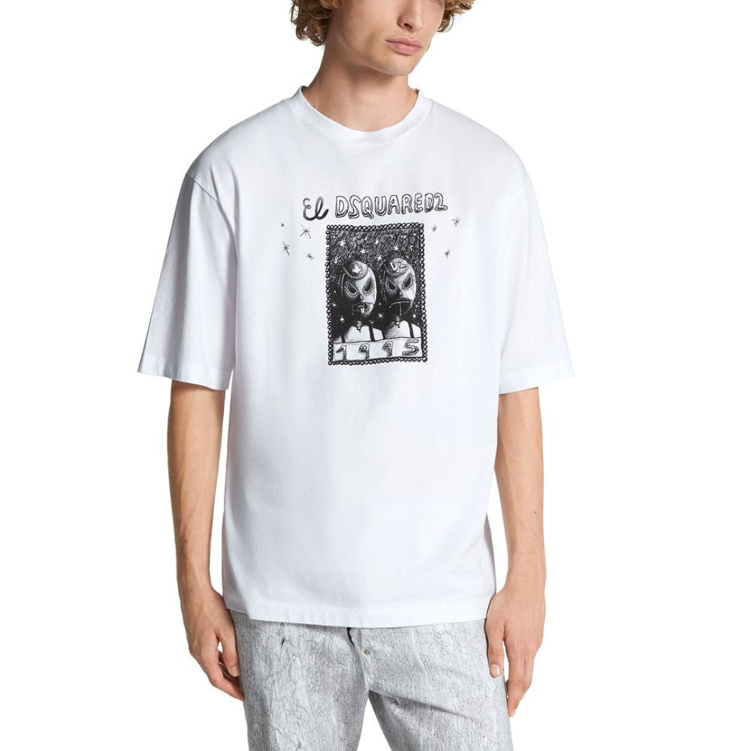 Dsquared2 Cartoon T-Shirt White M