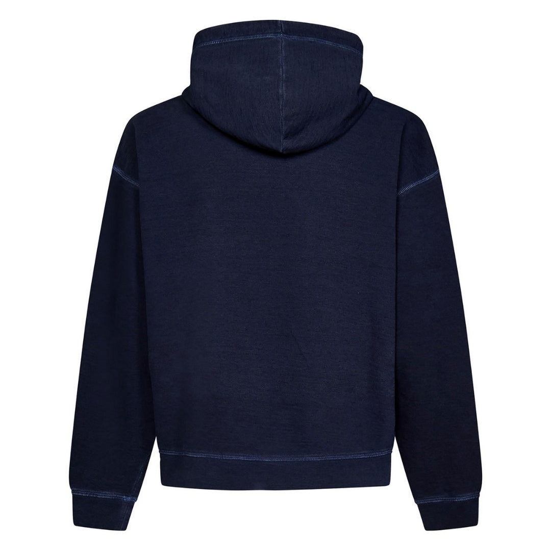 Dsquared2 S71Hg0121 S25463 Hercalina Fit 478 Blue Navy Zip Hoodie Mens - 