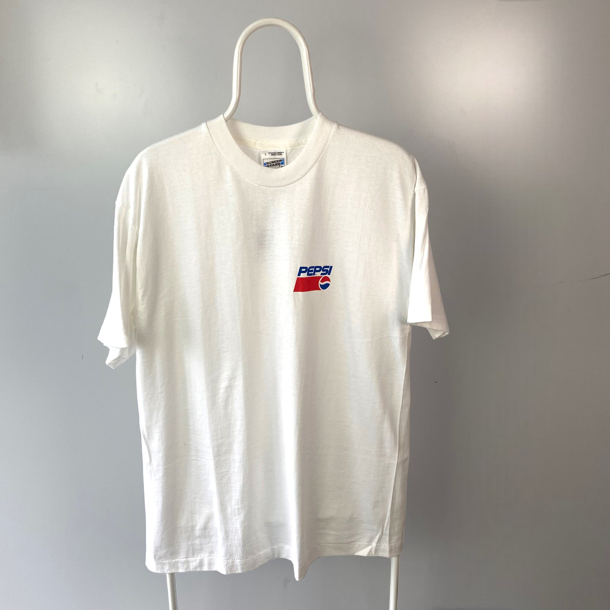 Deadstock 00s Screen Stars Pepsi T-Shirt | Vintage Promotional Tee ...