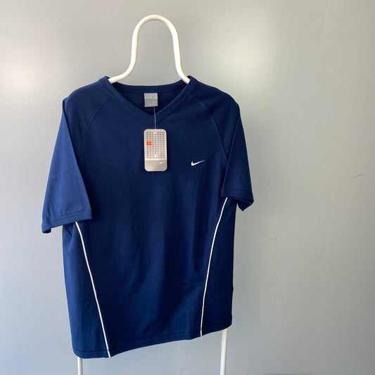 Vintage 2004 Deadstock Nike Embroidered Swoosh T-Shirt [M]