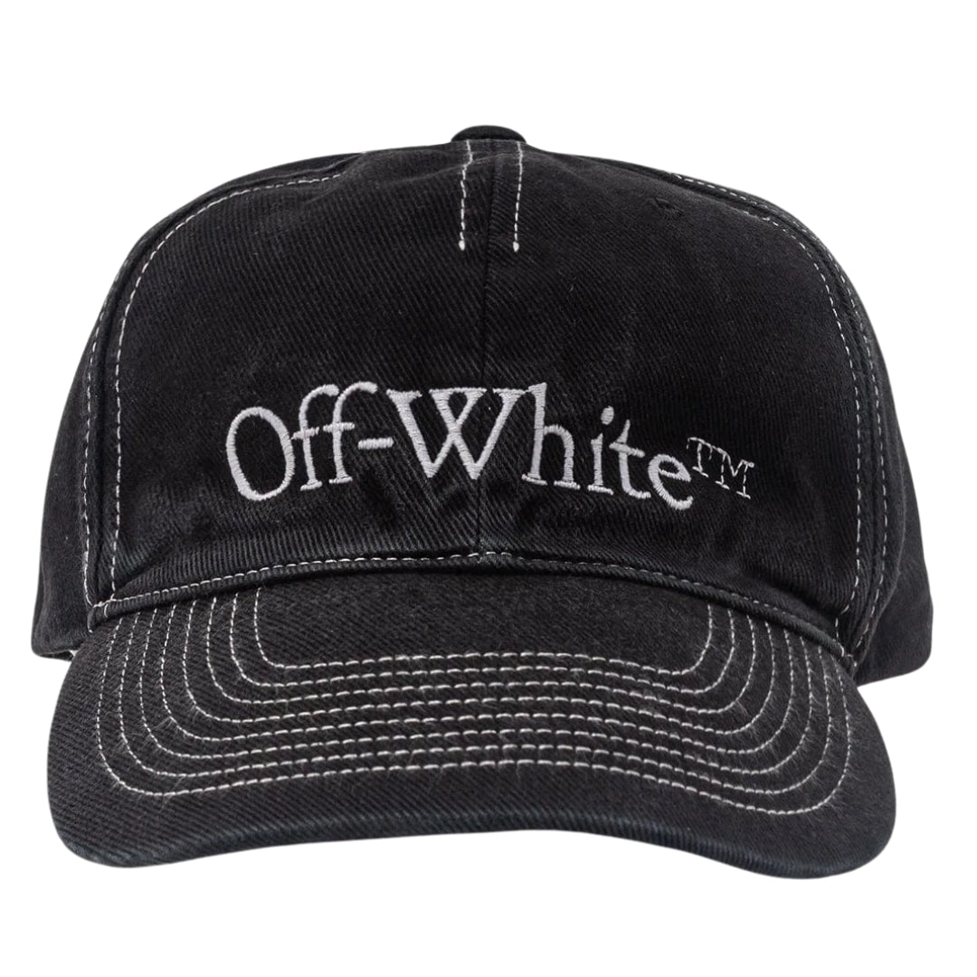 Off White Bookish Ow Black Baseball Cap