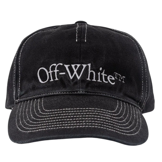 Off White Bookish Ow Black Baseball Cap